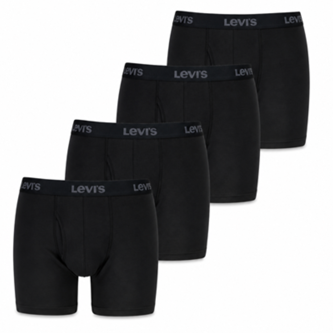 4-Pack Levi's Mens Optical Illusion Boxer Briefs (2 Colors)