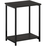 Furinno 2-Tier Simplistic 15.2" Metal Frame End Table (2 Colors)