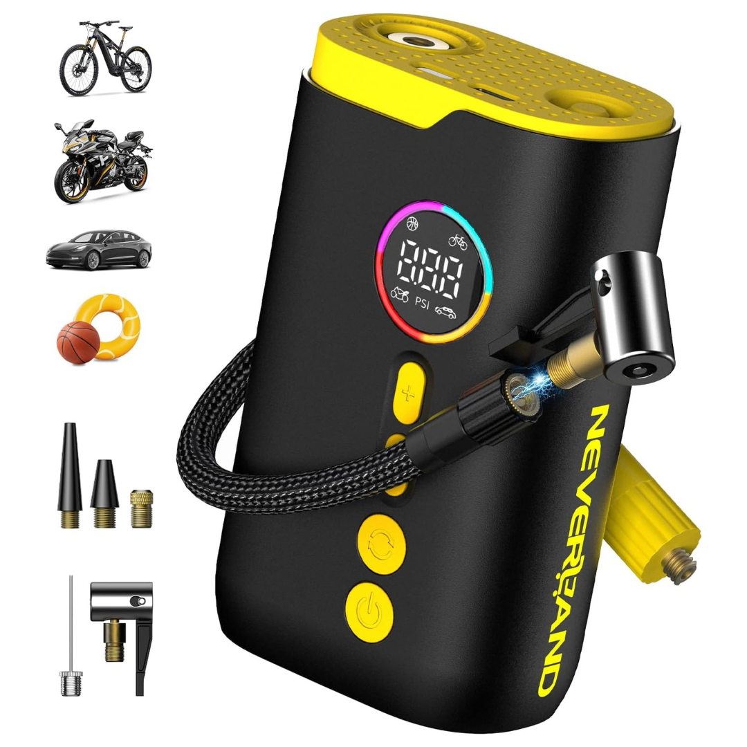 150 PSI Portable Electric Tire Inflator With Gauge