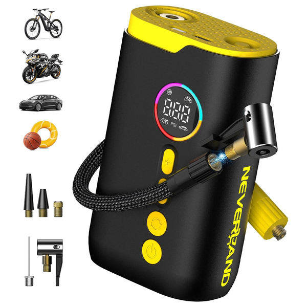 150 PSI Portable Electric Tire Inflator With Gauge