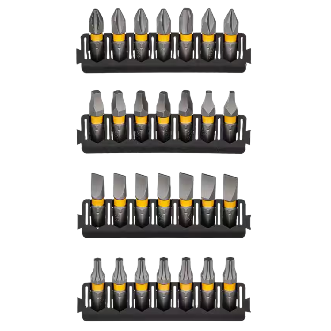 28-Piece DeWalt MAXFIT 1" Carbon Steel Driving Bit Set
