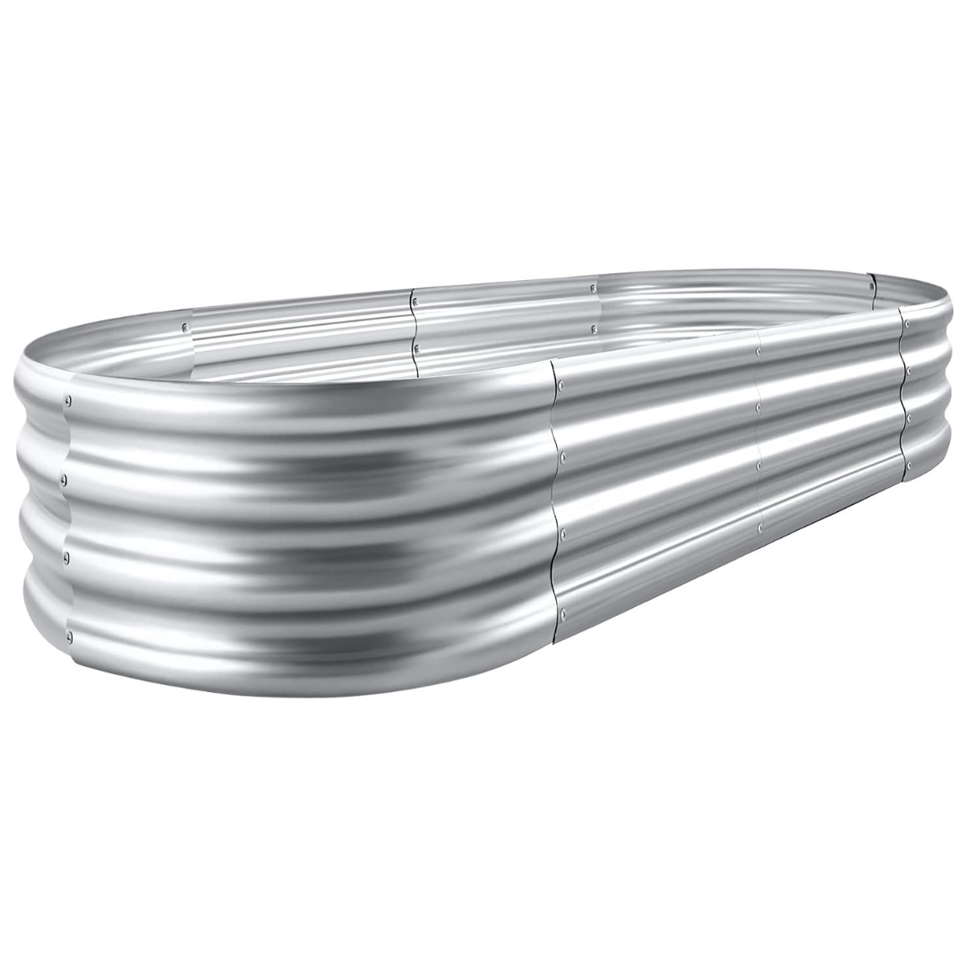 Galvanized Raised Garden Bed Planter Box Kit (4' x 2' x 1')