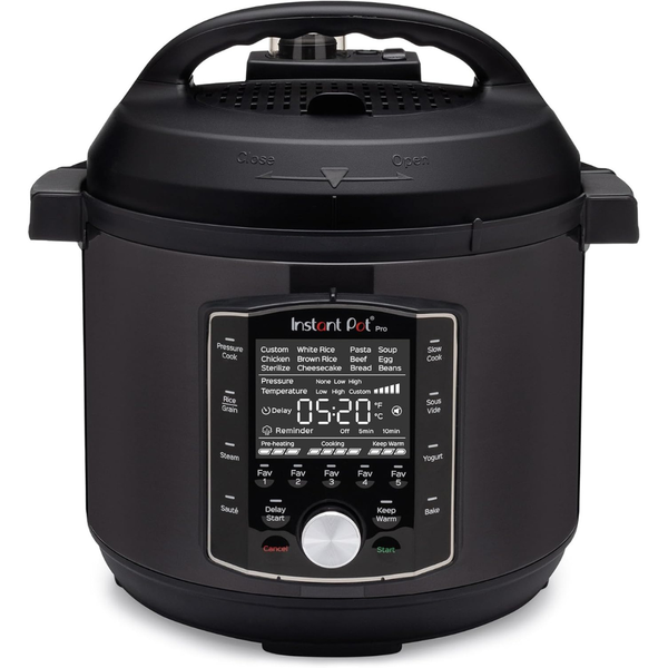 6QT Instant Pot Pro 10-in-1 Pressure Cooker (Matte Black)