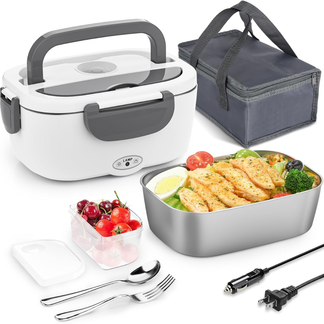 Carsolt 3 in 1 Portable Electric Food Heater Lunch Box