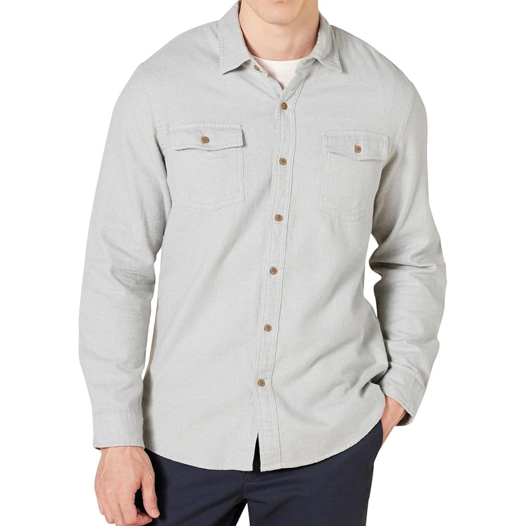 Amazon Essentials Men's Slim-Fit Flannel Shirt