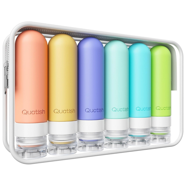 6-Pack 3 oz Original Patented Leakproof Travel Size Containers