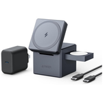 Anker 15W 3-in-1 MagSafe Wireless Charging Cube W/ 30W USB-C Charger
