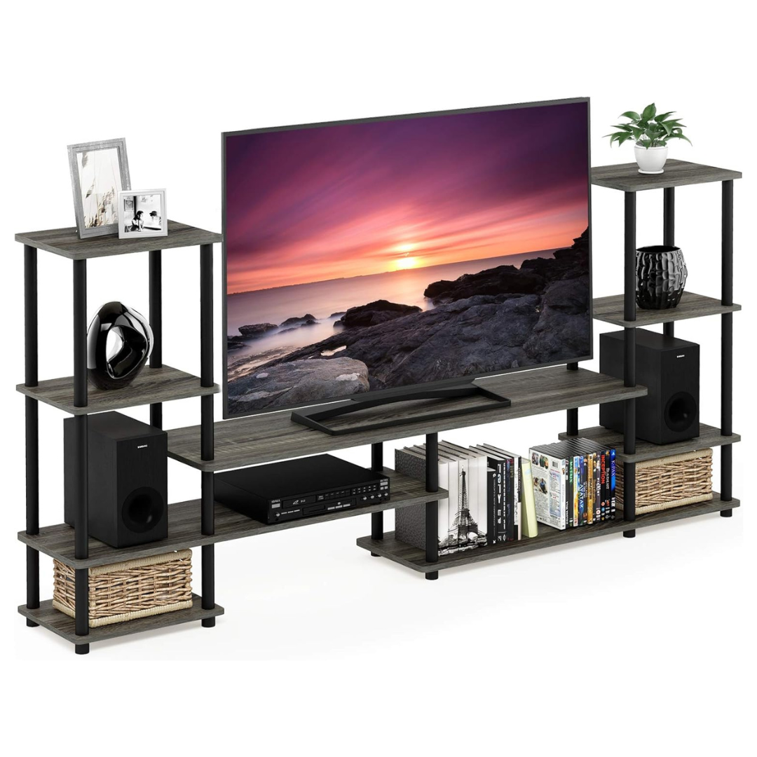 Furinno 9 Tiers Turn-N-Tube Grand Entertainment Center