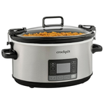 Crock-Pot 7-Quart Portable Programmable Slow Cooker W/ Timer & Locking Lid