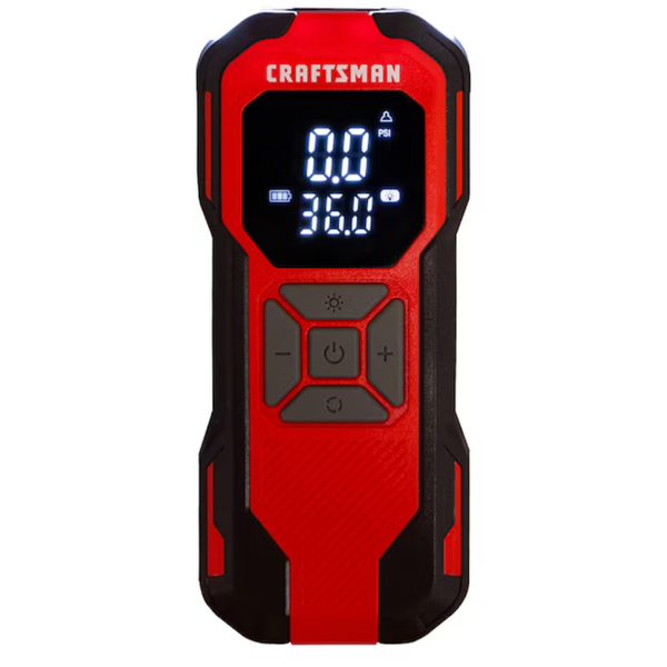 Craftsman 12V 150PSI Portable Air Inflator W/ LED Light & USB-C Port