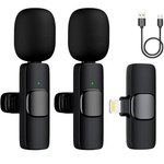 2-Pack Wireless Lavalier Mini Clip-on Mic