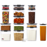 14-Piece Rubbermaid Brilliance Airtight Food Storage Container Set With Scoops