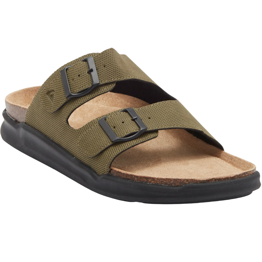 Quiksilver Men's Deck Double Strap Slide Sandal