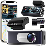 4K HD Front & 1080P Rear 5G WiFi GPS Dash Camera