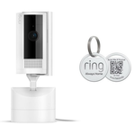 Ring Pan-Tilt Indoor Security Camera With Ring Pet Tag