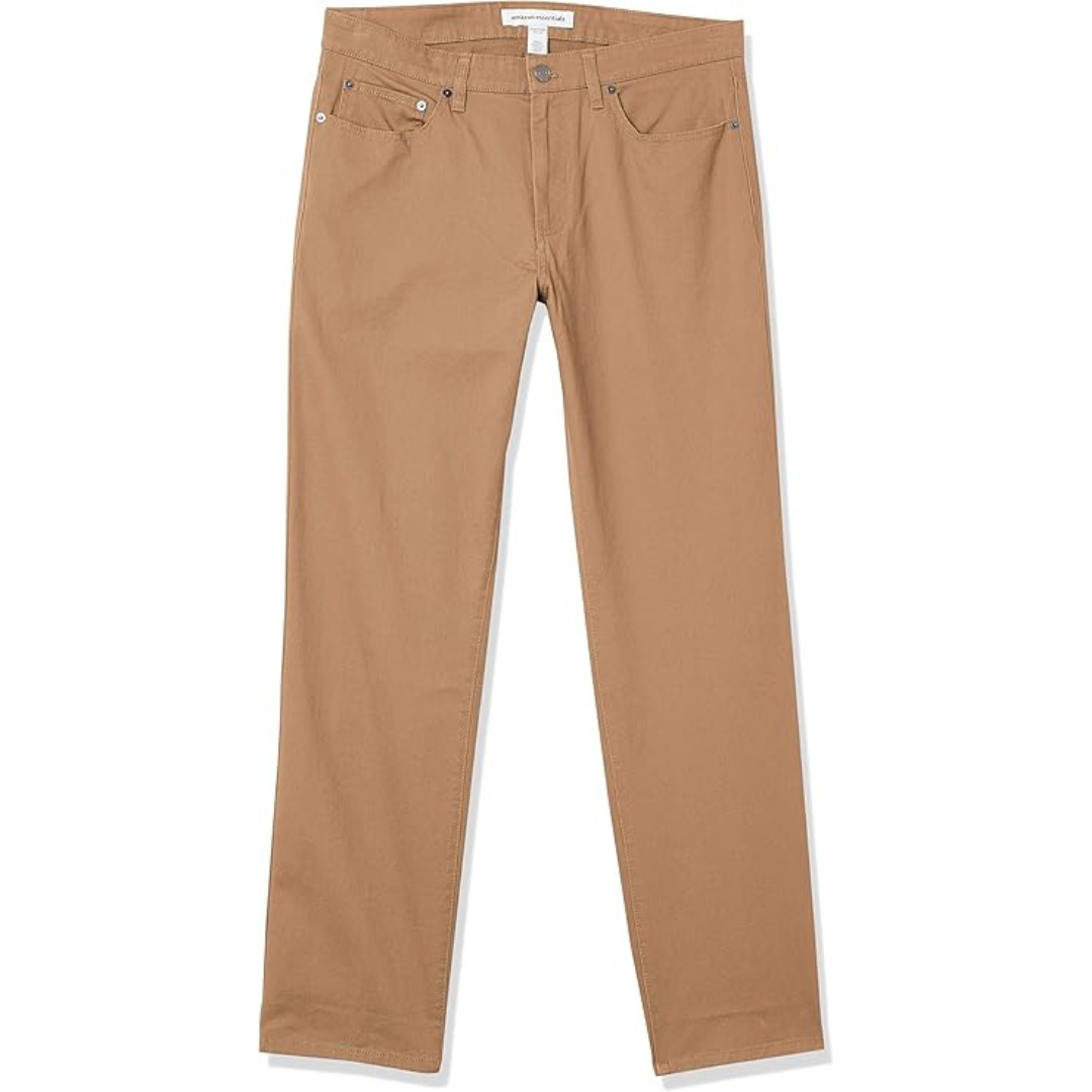 Amazon Essentials Men's 5-Pocket Stretch Twill Pants