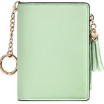 Women's RFID Blocking Leather Wallet W/ Key Chain (Various)