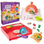 Kinetic Sand SquishPizza Rising Pizza Oven Playset With 1lb Play Sand & 5 Tools
