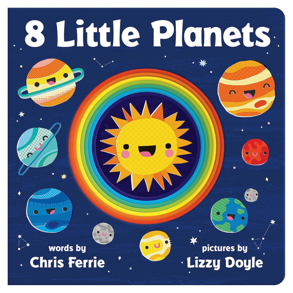 8 Little Planets: A Solar System Book For Kids (Board Book)