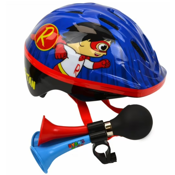 Ryan's World Red Titan Triple Horn Kids' Bike Helmet