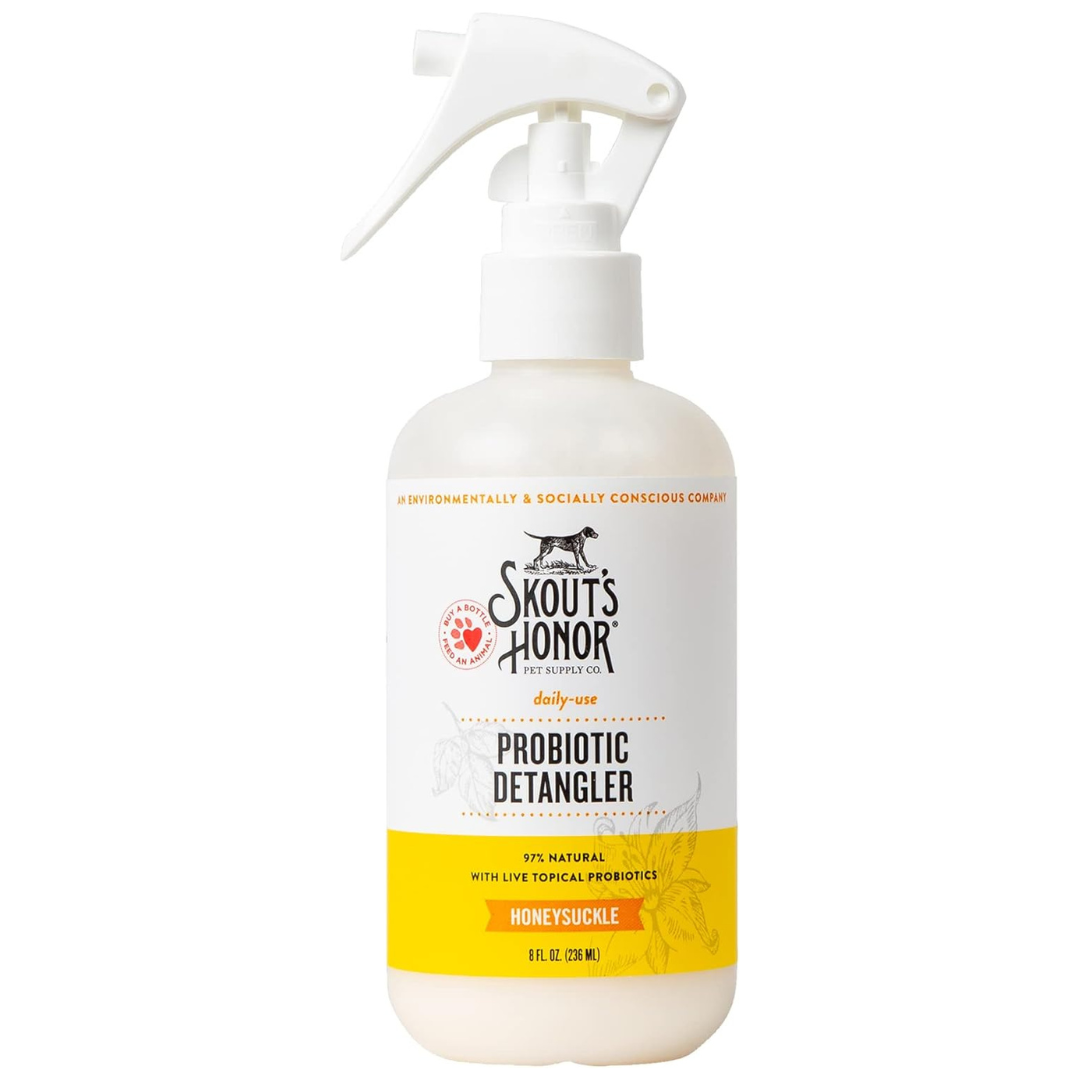 8-Oz Skout's Honor Probiotic Pet Detangler Spray with Avocado Oil (3 Colors)