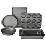 6-Piece Amazon Basics Nonstick Carbon Steel Bakeware Set