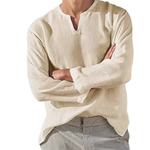 Men's Breathable Casual Cotton Linen Shirt