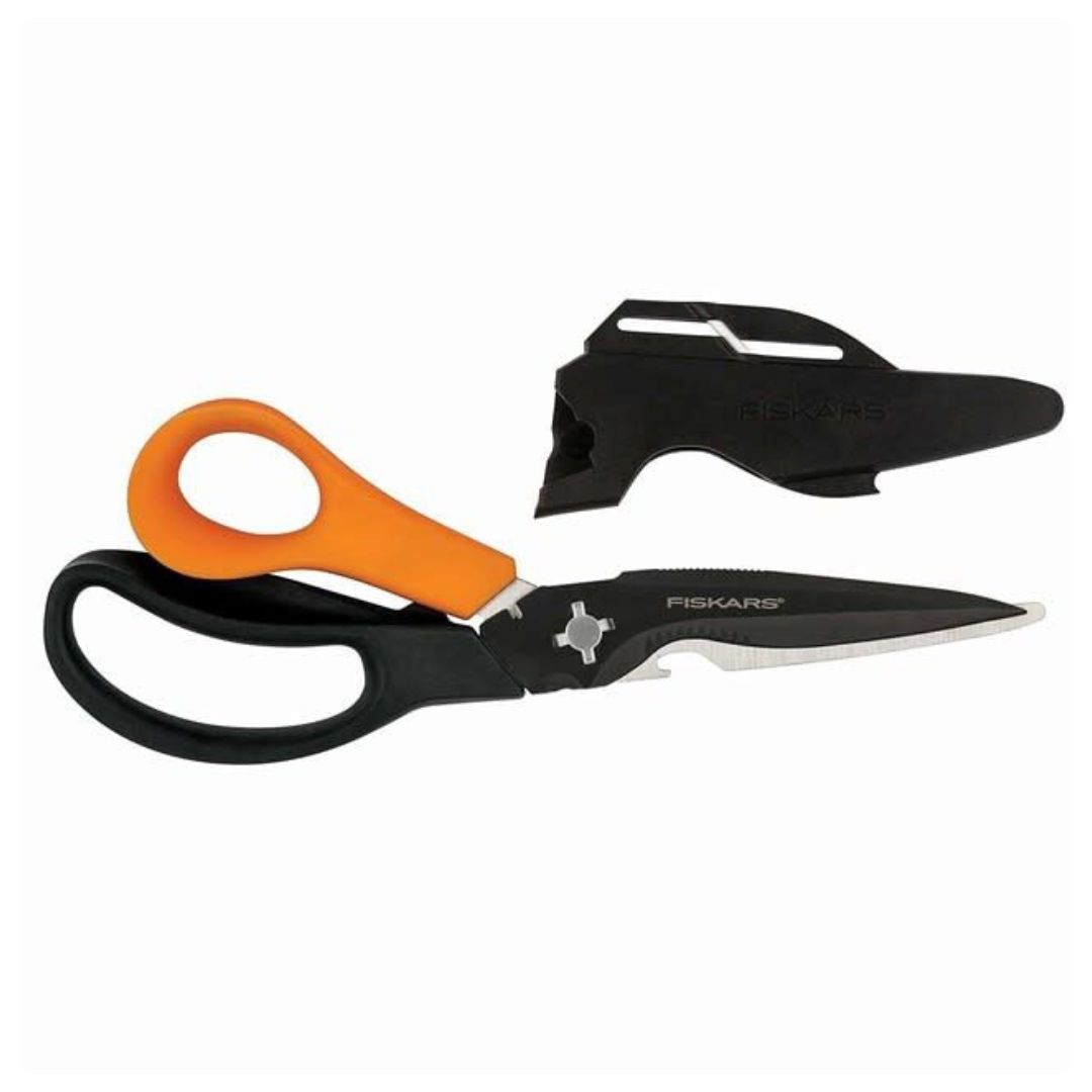 7-In-1 Fiskars Garden Shears Multi-Tool W/ Sheath