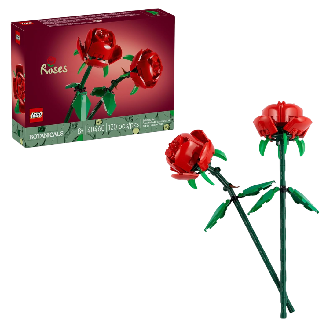120-Piece LEGO Botanicals Roses Building Set (40460)