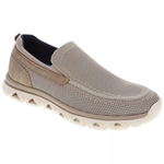 Dockers Men's Caden Knit & Synthetic Leather Casual Slip-On Loafer Shoes