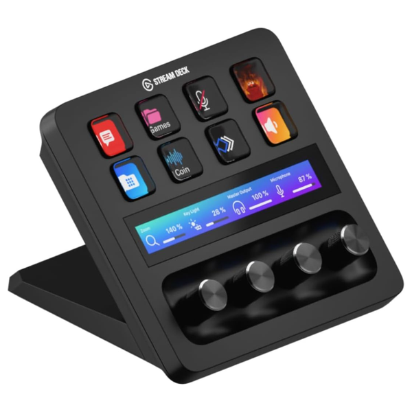 Elgato Stream Deck + Studio Controller W/ Customizable Touch Strip And Dials