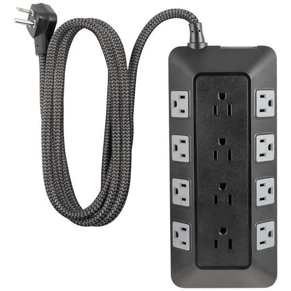GE UltraPro Adapt 12-Outlet Surge Protector Power Strip