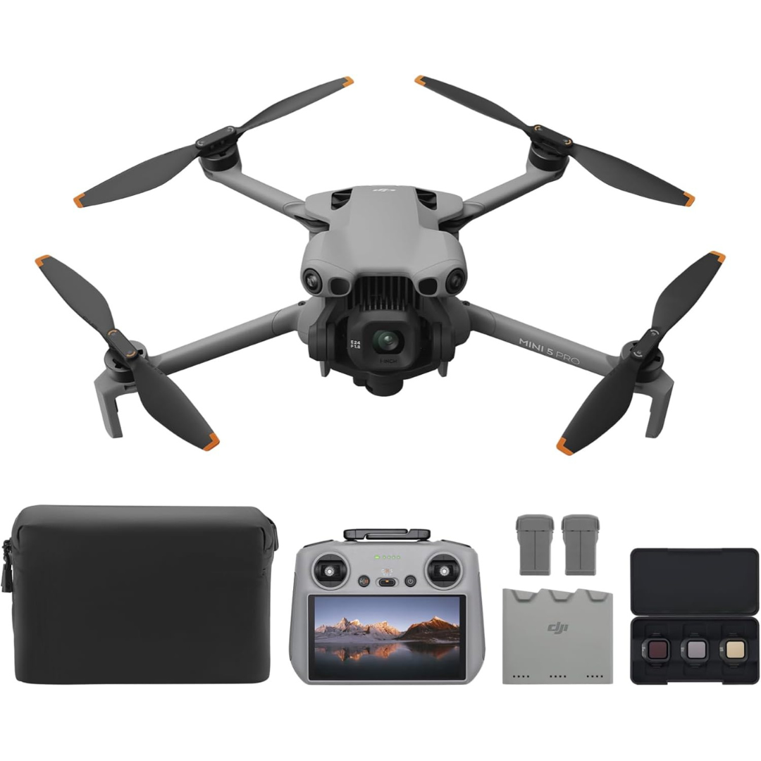 DJI Mini 5 Pro Fly More Combo Drone With DJI RC 2, 4K Camera & 3 Batteries