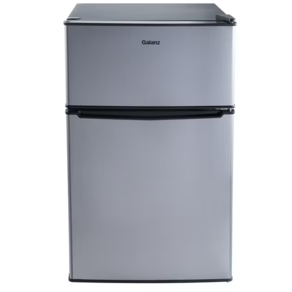 Galanz 3.1 Cu Ft Two Door Mini Fridge With Freezer (2 Colors)