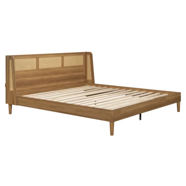 Better Homes & Gardens Springwood Caning King Platform Bed