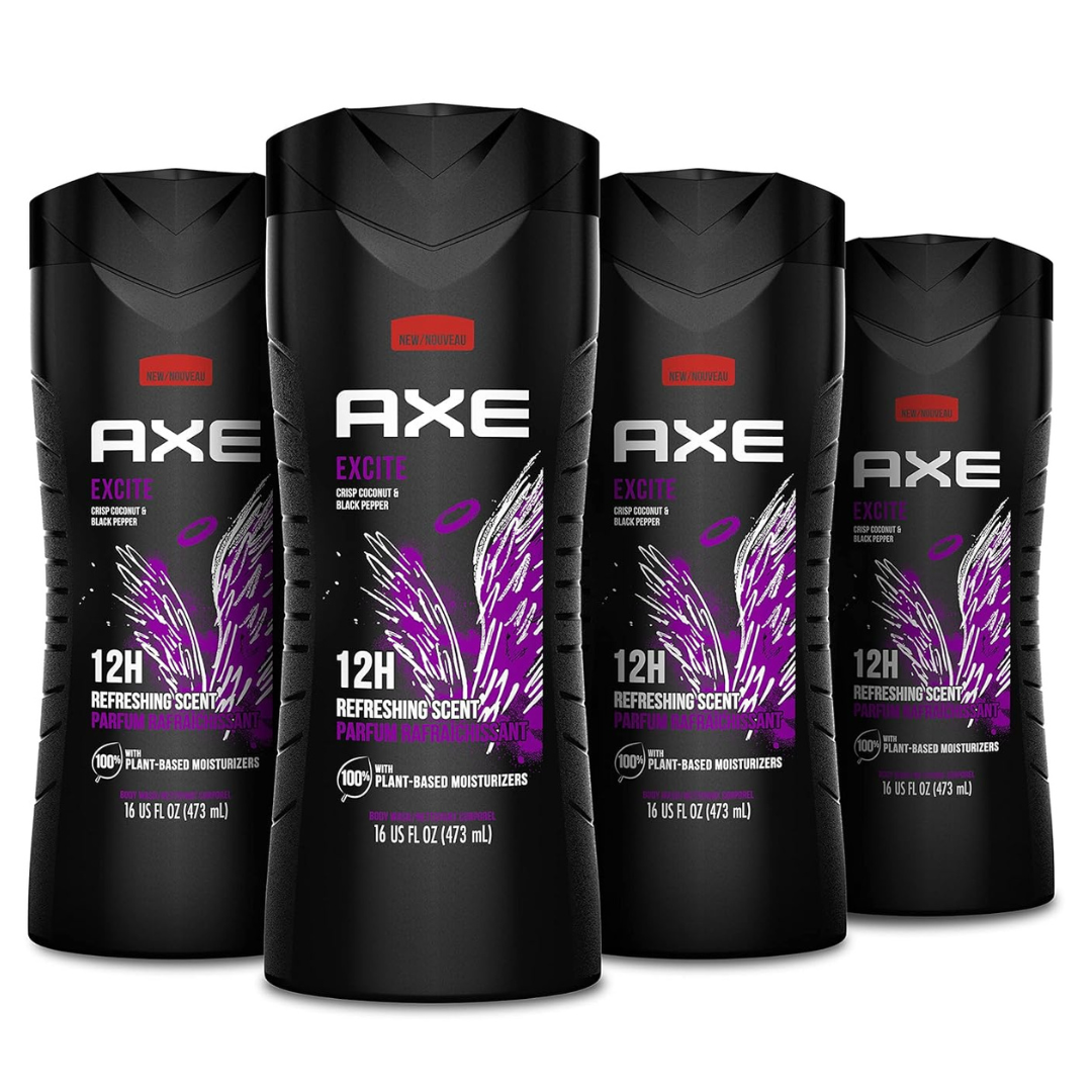4-Pack 16-Oz AXE Crisp Coconut & Black Pepper Body Wash