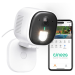 Winees Wired 2K Outdoor Color Night Vision Security Camera