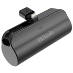 Akiisolo 5000mAh Portable Mini Power Bank Charger W/ Dual Infterface