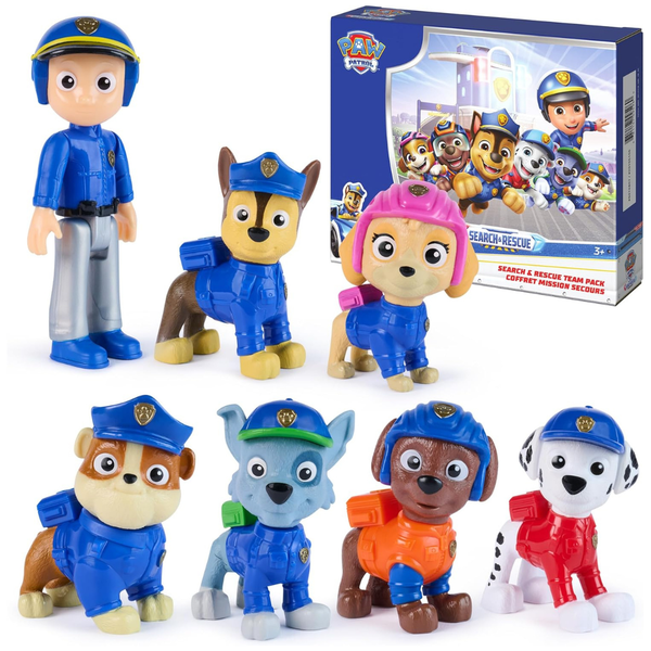 Paw Patrol Search & Rescue Team-Pack W/ 7 Collectible Action Figures