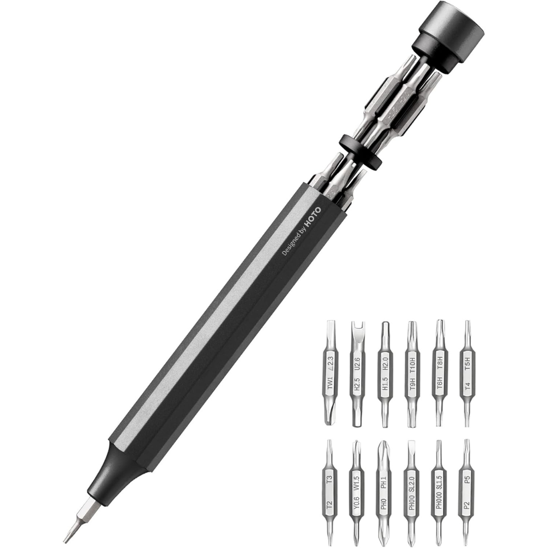 HOTO 24-In-1 Multi Bit Magnetic Mini Screwdriver Set (3 Colors)