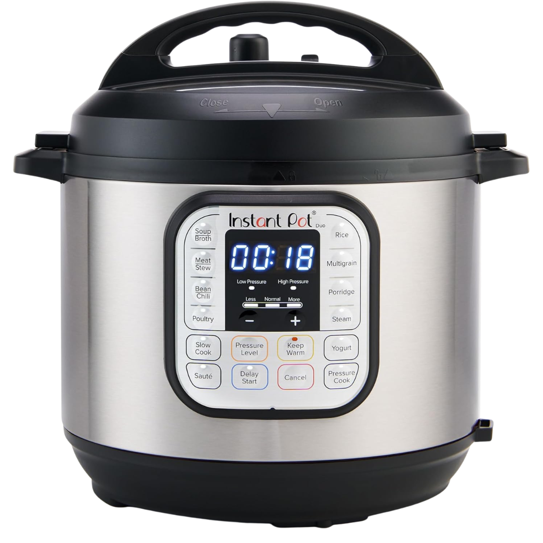 6QT Instant Pot Duo 7-in-1 Electric Pressure Cooker (Stainless Steel)
