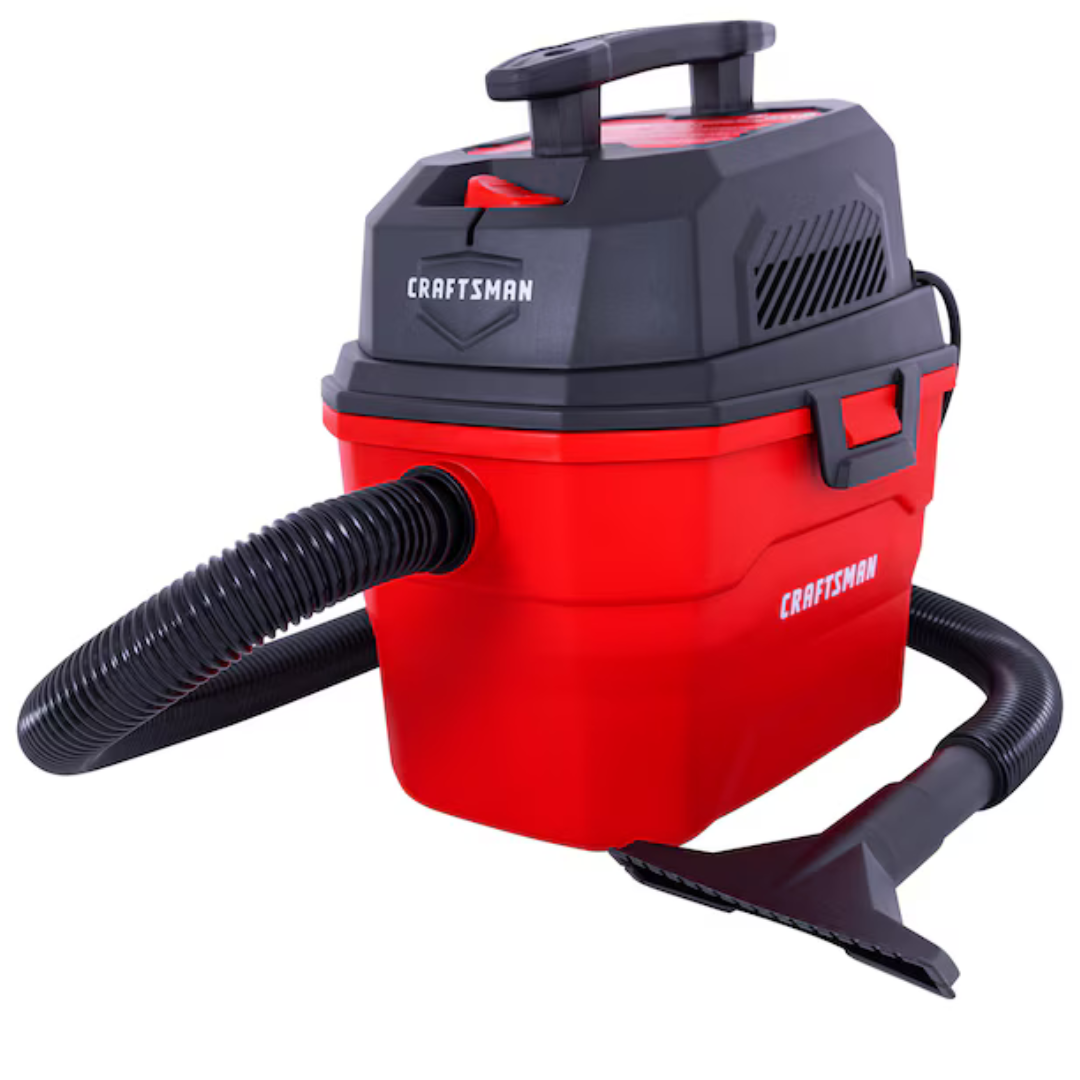 Craftsman 3-Gal 3HP Corded Wet/Dry Shop Vacuum W/ Accessories