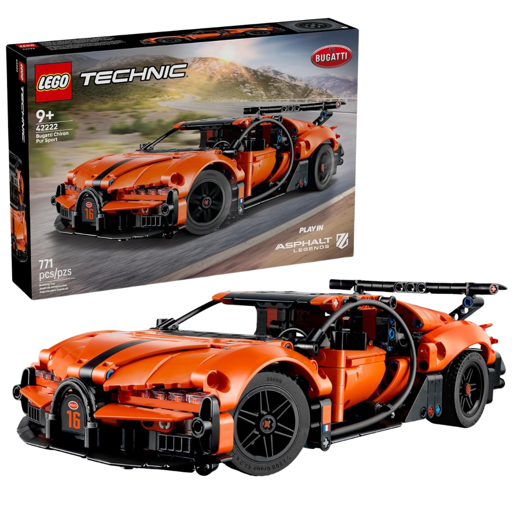 771-Piece LEGO Technic: Licensed - Bugatti Chiron Pur Sport (42222)