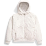 The North Face Kids Osito Full Zip Fleece Hoodie (White Dune)