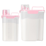 2-Pack Airtight Food Storage Containers W/ Pour Spout & Measuring Cup