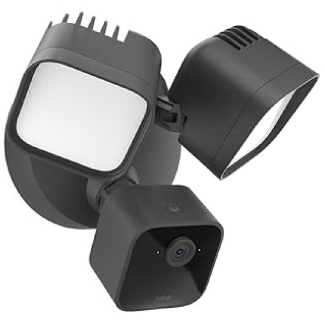 Blink Wired Floodlight Smart Security Camera (Black or White)