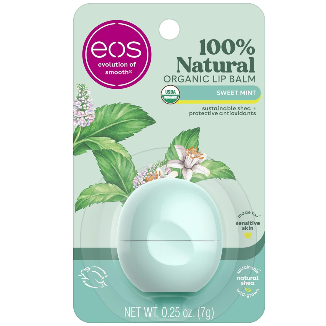 0.25-Oz Eos 100% Natural & Organic Lip Balm (Sweet Mint)