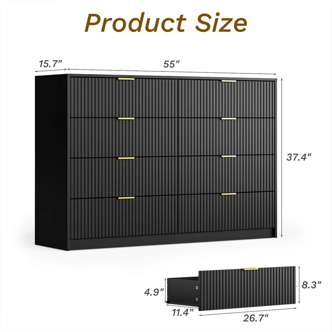 Mercer41 8-Drawer 55" W Double Dresser