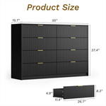 Mercer41 8-Drawer 55" W Double Dresser