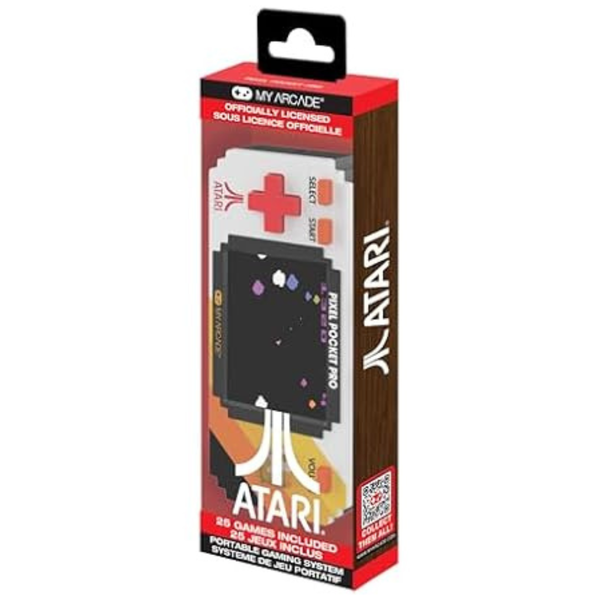 My Arcade Atari Pixel Pocket Pro Portable Handheld Gaming System